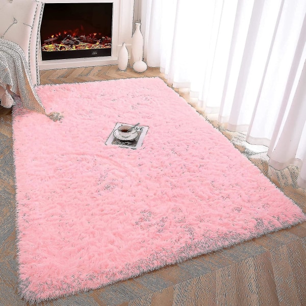 Soft Fluffy Area tæpper til soveværelse børneværelse Plys Shaggy Nursery Rug