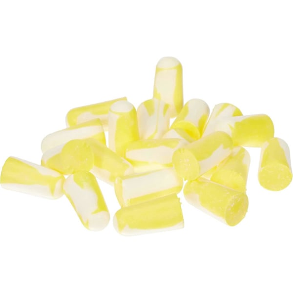 Öronproppar Gul/vit 10 par