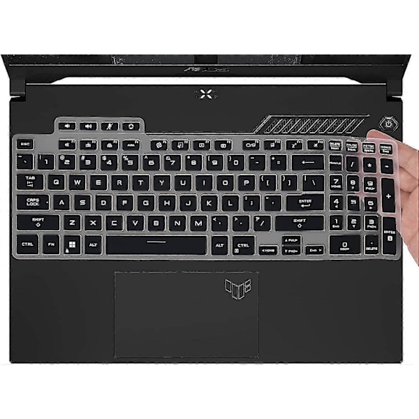 Tastaturdækning til 2022 Asus Tuf Gaming F15 Fx507zm Fx507zm-es74 / A15 2022 / Tuf Dash 15 Fx517zm Fx517zm-as73, Asus Tuf Gaming F17 Fx707 / A17 Fa707