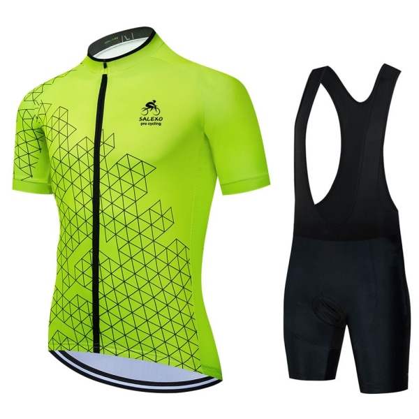 Fluorescerende grøn cykeltrøjesæt Summer Maillot Ropa Ciclismo Hombre mænd  MTB cykeltøj Mountainbiketøj Tøj 12 3XL 3491 | 12 | 3XL | Fyndiq