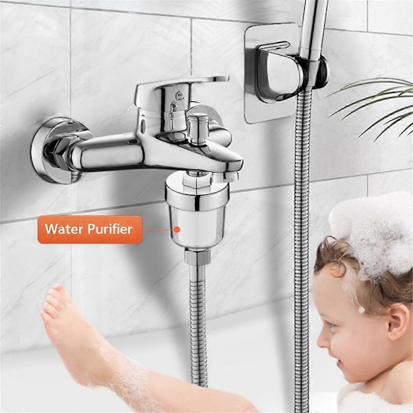 Vattenutloppsrenare Kit Universal Kranfilter Kök Badrum Dusch Hushållsfilter PP Cott