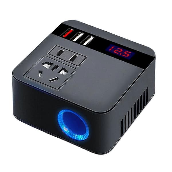 Bilpluggadapter PD3.0 USBC Biladapter 3 USB-porter Strømomformer for telefon