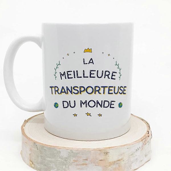 Carrier Dame Krus på Fransk Meilleur du Monde Morsom Gave til Kolleger Keramisk 11oz Krus