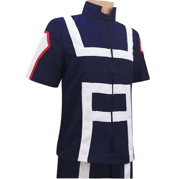 My Hero Academia Midoriya Izuku Cosplay-kostymer Halloween Christmas Play Party Uniform-sett Male XS