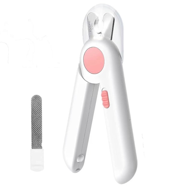 Petgravity Katte Hunde Negleklippere Trimmer Negleklippere med LED-lys for å Unngå Overklipping