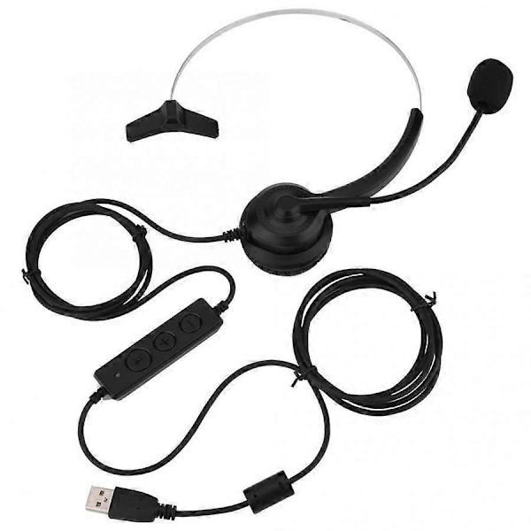 H300 USB Call Center Trådløst Headset Støjreducerende Mute Funktion USB Trådløst Headset med Mikrofon