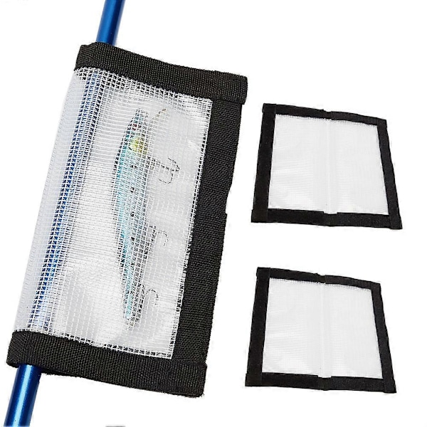 8 st Genomskinliga PVC Skyddsfodral för Fiske Krok