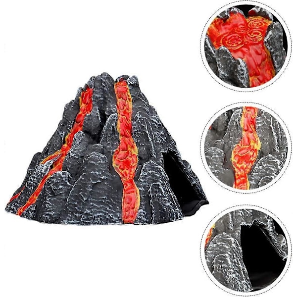 Tulivuorimalli Dinosauruslelut Tulivuori Dinosaurusleikkisetti Purkautuva Tulivuorimalli Esikoulu STEM-lelu Taaperoille Lapsille Pojille Tytöille