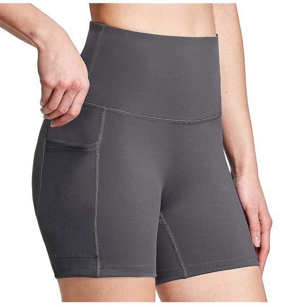 Tflycq Naisten Treeni Leggingsit Fitness Urheilu Juoksutaskut Leggingsit Jooga Housut Gray M