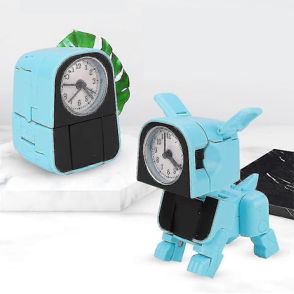 Deformationshund Vækkeur Sød Robot Hvalp Vækningstimer Til Børn