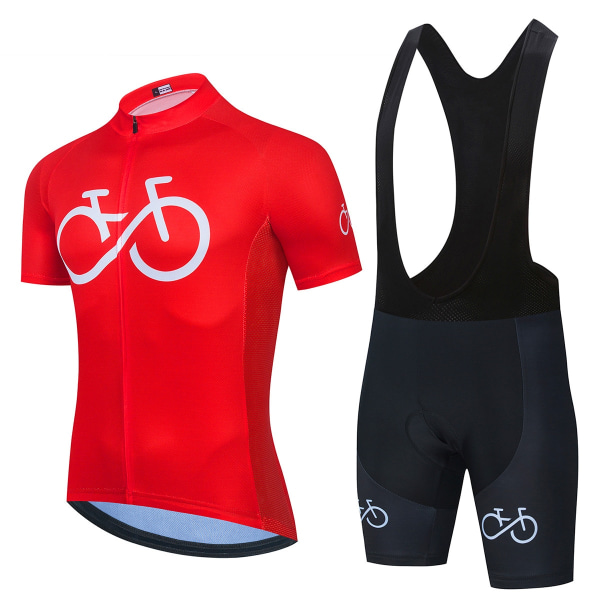 2022 Nytt Cykelset Set Sommar Cykeltröja Set Landvägscykeltröjor MTB Cykelkläder Andningsbara cykelkläder Black Asian Size -M