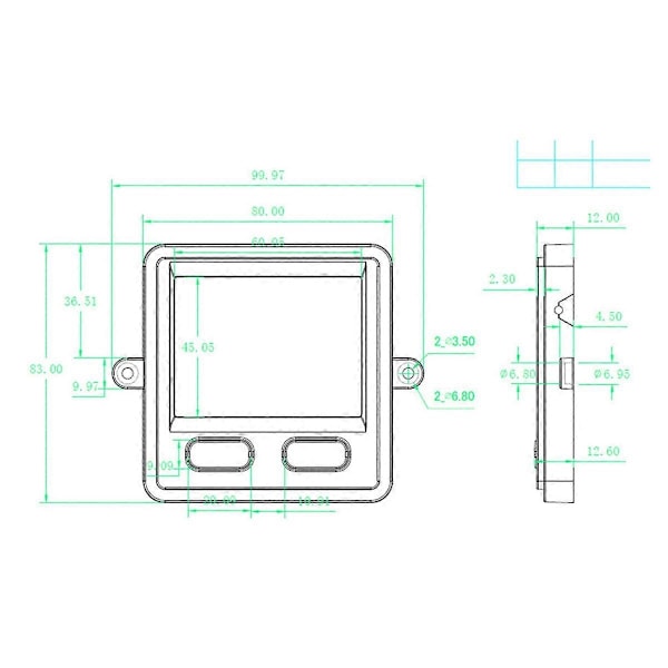 USB 2.0 Touchpad, Portabel Trackpad för Stationära och Bärbara Datorer, Liten Storlek