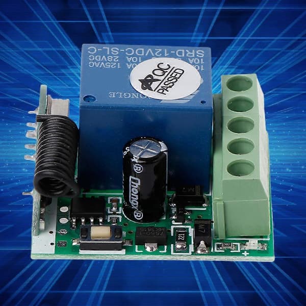 Trådløs fjernkontrollbryter for DC 12V modul universell sender mottaker