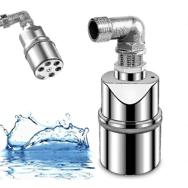 Automatisk vandstandskontrolventil 1/2 tomme rustfrit stål flydeventil til tank swimmingpool