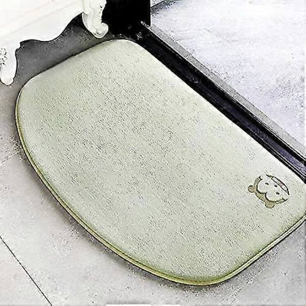 Halkfri Badrumsmatta, Superabsorberande Badrumsmatta i Memory Foam, Maskintvättbar (ShiKai)