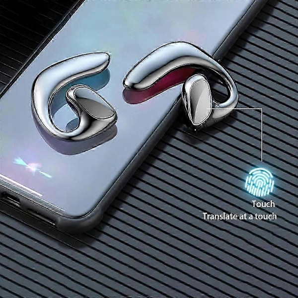 144 Sprog Oversætter Ørepropper M8 Trådløs Bluetooth Tovejs Oversætter Enhed