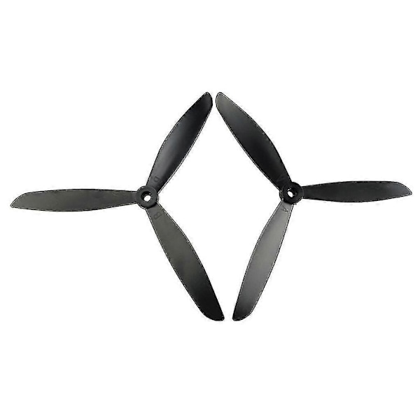 4 stk 3-blad Propell For Mjx B3 B2 B2c B2w Bugs 3 Bugs 2 Hubsan H501s Rc Drone Quadcopter Svart Svart