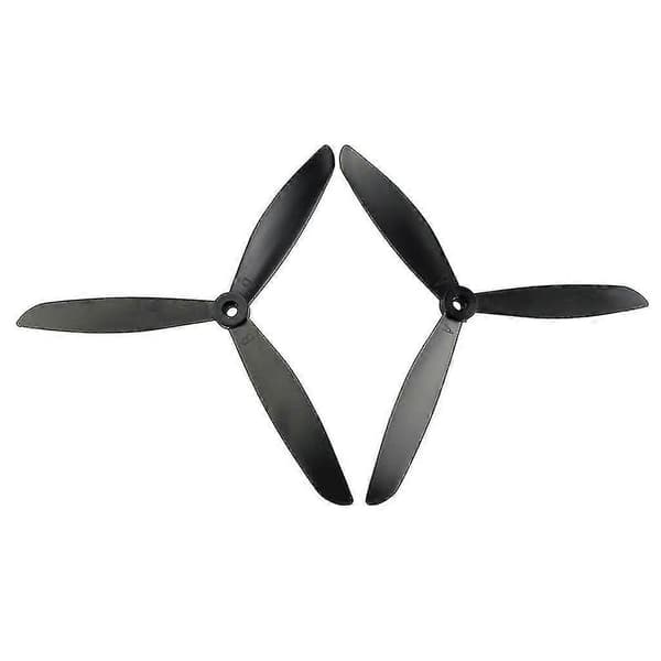 4 stk. 3-bladet propel til Mjx B3 B2 B2c B2w Bugs 3 Bugs 2 Hubsan H501s Rc Drone Quadcopter Sort Sort