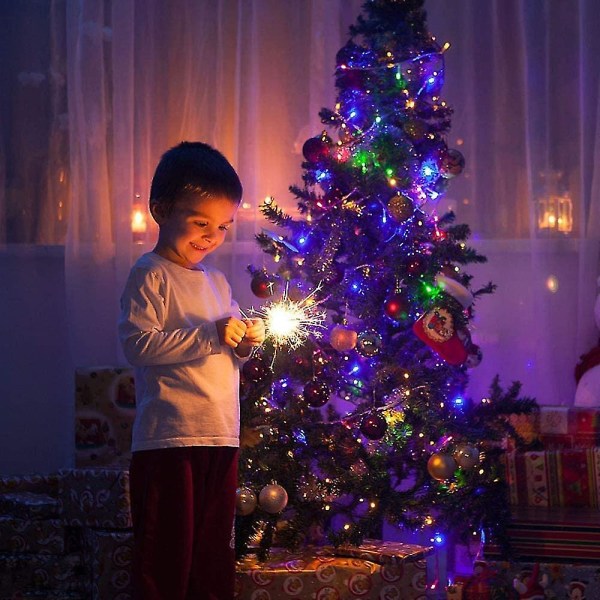 10 meter 100 lys, LED julelys Halloween, ende-til-ende-plugg Ulike moduser Minnefunksjon Utendørs Innendørs Fairy Lights Juletre