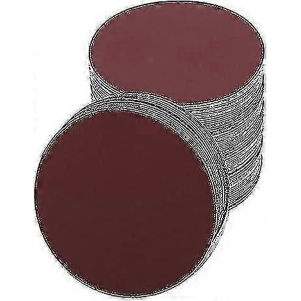 30 kpl 180 mm pyöreitä hiomalaikkoja hiomakoneeseen, karkeus 60/80/120/180/240/400, pyöreä hiomapaperiarkki