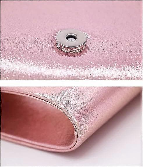 Bling Glitter Aften Tasker til Kvinder Kuvert Clutch Håndtasker - pink