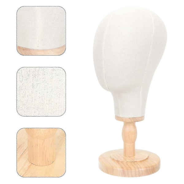 22 Perukhuvud Canvas Block För Huvud Mannekäng Peruk Display Styling Huvud
