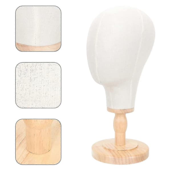 22 Wig Head Canvas Block For Head Mannequin Wig Display Styling Head