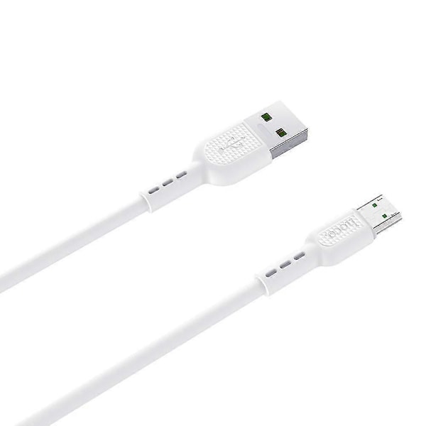System Strömkablar 2st X33 Micor Usb 4a 7pin Laddningsdatakabel För Tablet Smartphone 1m Vit