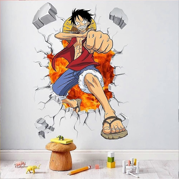 Tarra One Piece lastenhuoneeseen Hämähäkkimies 3D-efekti Spider-Man Ultimate seinätatuointi seinätarra Hämähäkkimies seinätarra