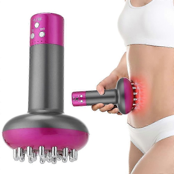 Elektrisk Skrapande Lymfdränage Koppnings Guasha Apparat Mikroström Terapi Massageapparat Slim Kropp Avslappning Stimulera Meridian Maskin