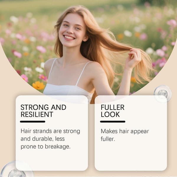 Volymgivande schampo, 100 ml oljebalanserande hårvård 1PCS