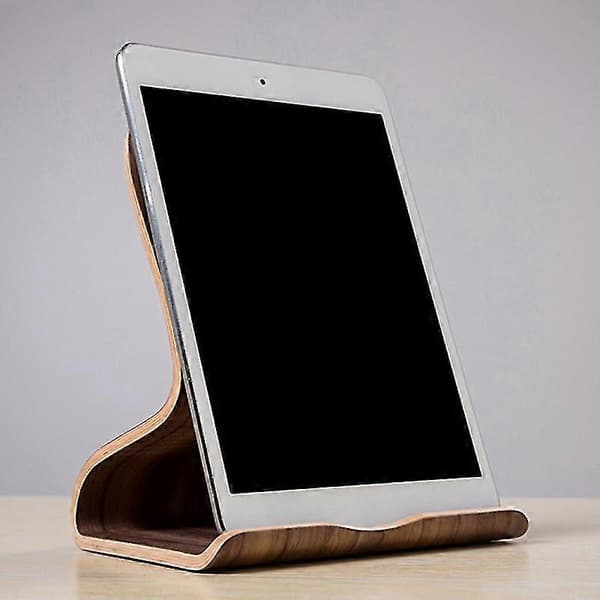 SAMDI Universal Tablet PC Telefonstativhållare i Trä för iPad Samsung Tab KAESI