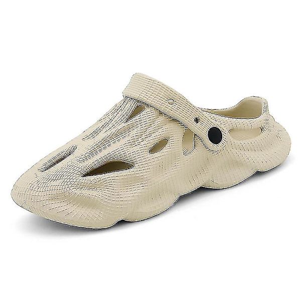 Sommar Herr Tofflor Bekväma plattform Utomhussandaler 2023 Strandtofflor Flip Flops Man Inomhus Hem Rutschkanor Badrumsskor Sand 44