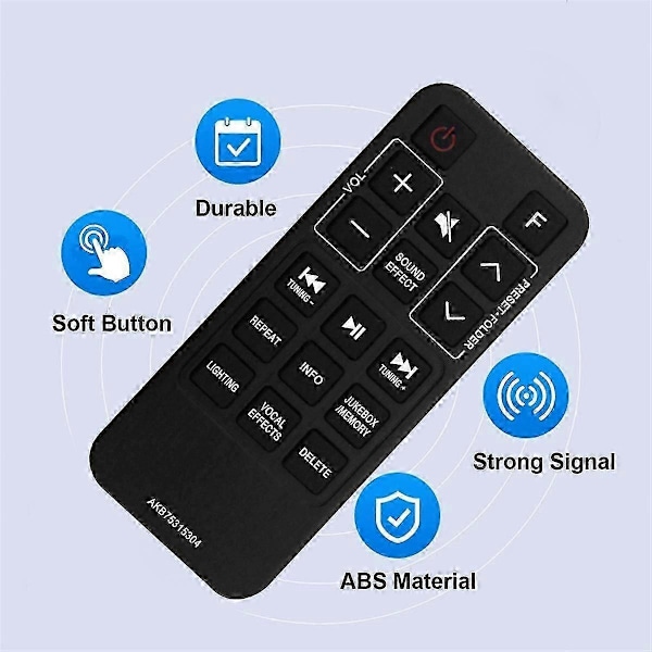 AKB75315304 Erstatningsfjernkontroll for LG SoundBar Hjemmelydsystemer