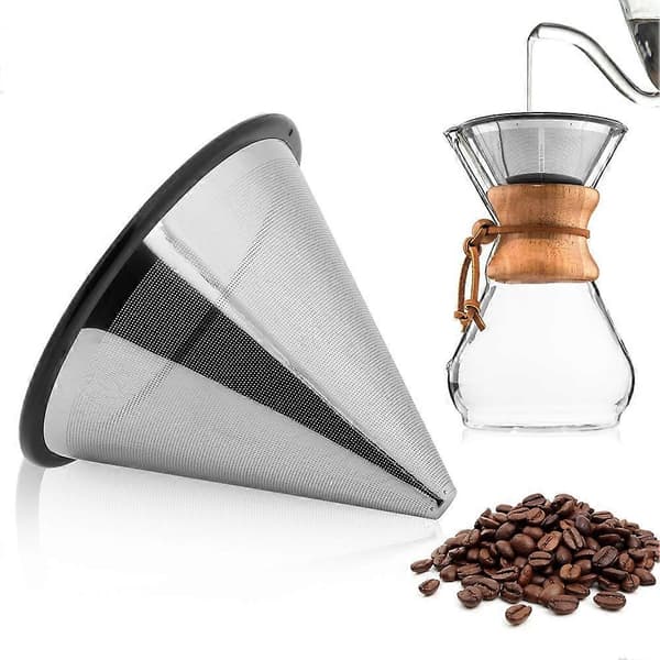 YJ?99A3 Kaffefilter i rustfritt stål Te Kaffe Drypper Kaffe Mesh Sil