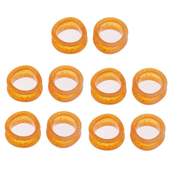 30 st Silikon Fingerringar Grepp Insatser för Frisörsaxar