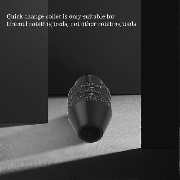 2 stk Multi Quick Change Nøkkelløs Chuck Universal Chuck Erstatning For Dremel 4486 Roterende Verktøy 3000