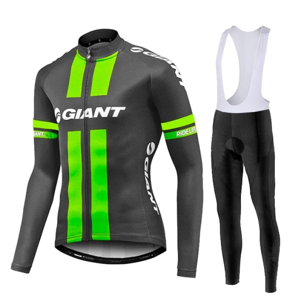 2023 Spring Långärmad Cykeltröja Set GIANT Mtb Cykelkläder Cykel Maillot Ropa Ciclismo Mans Cykelkläder Cykling Auburn 3XL