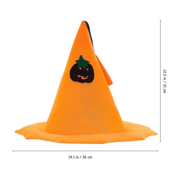 Halloween pumpa hatt Häxhatt Prop Halloween Cosplay Hatt Halloween kostymtillbehör
