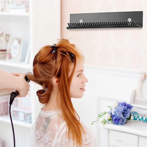 Professionel Akryl Hår Extensions Sektioneringsholder Hvid