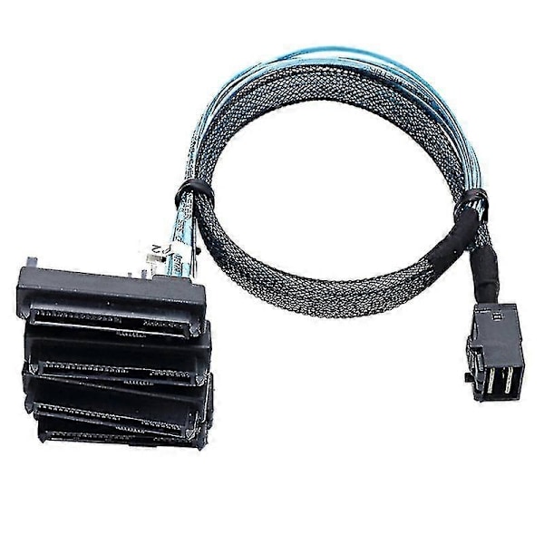 Mini SAS SFF-8643 - 4X29Pin SFF-8482 -kiintolevypalvelinkaapeli 3.33TF/1M