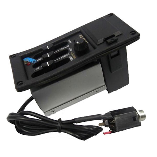 3-bands EQ Gitarrförförstärkare Equalizer Piezo för Ovation OUD Akustiska Gitarrer EQ-505