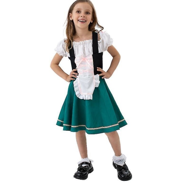 Jentekostyme til München Oktoberfest for barn XL