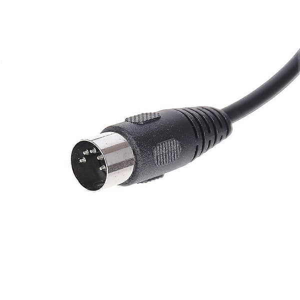1x 50cm 5 Pin Midi Din Y Splitter Kabel Adapter 1 Han Stik Til 2 Hun Stik