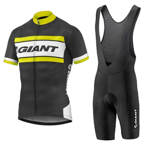 2023 Cykeltrøjesæt GIANT Cykelsæt Sommer Udendørs Sport Cykeltøj Beklædning åndbart cykeltøj MTB cykeldragt Cycling jersey set M