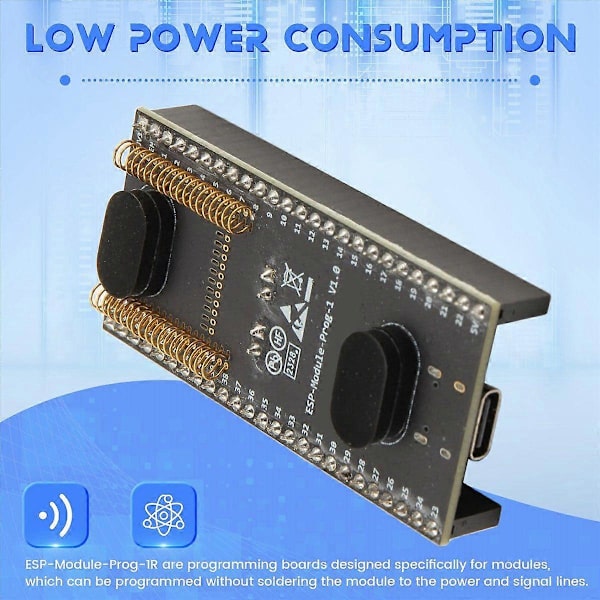 ESP-Module-Prog-1R ESP32 Serie Modul Brännare Kort Modul Kan Användas ...
