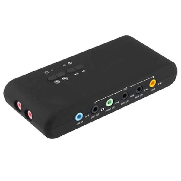 7.1 Ljudkort USB 2.0 Ljudkort Cmi6206 Chipset USB USB O Enhetsklass Spec1.0 och USB HID Klass Spec 8-kanals DAC