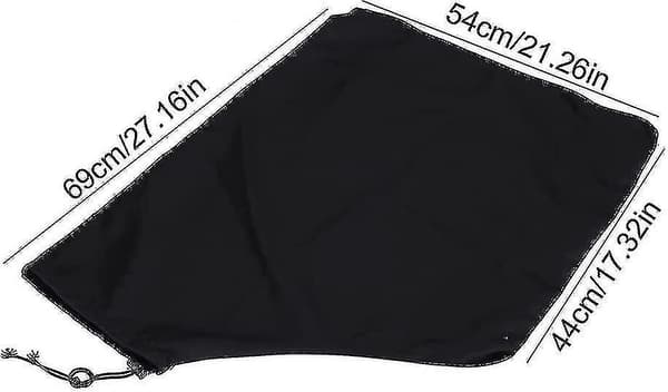 Erstatningspose til bladblåser, Liter oppsamlingspose, Erstatningspose til bladblåser, Polyester reservedeler med glidelås