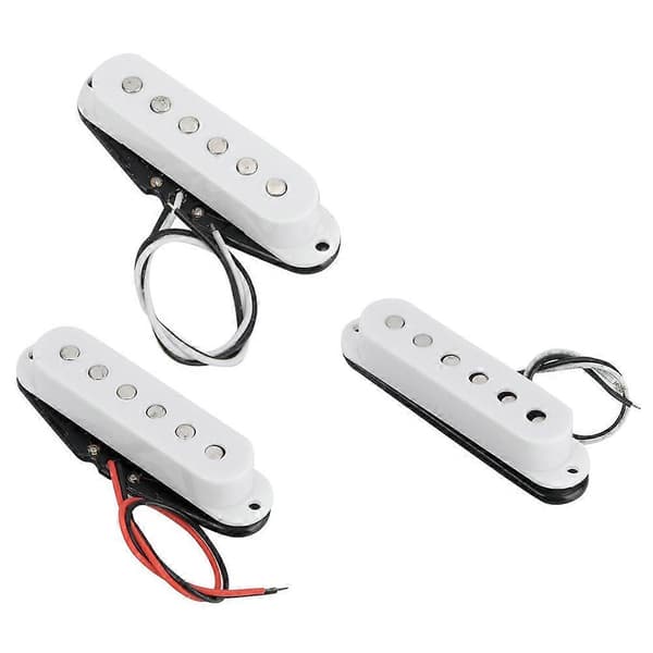 3 stk. Single Coil Pickup Sæt til Hals til Elektrisk Guitar