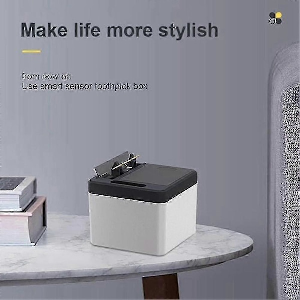 Intelligent Induktions Tandpetare Låda Automatisk Elektrisk Tandpetare Maskin Automatiskt Pop-up Innov